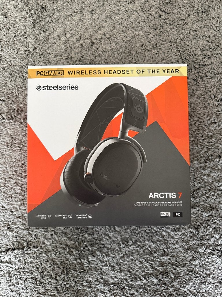 Steelseries Arctis 7 (geopend maar nooit gebruikt), Nieuw, Ophalen of Verzenden, Draadloos, Gaming headset