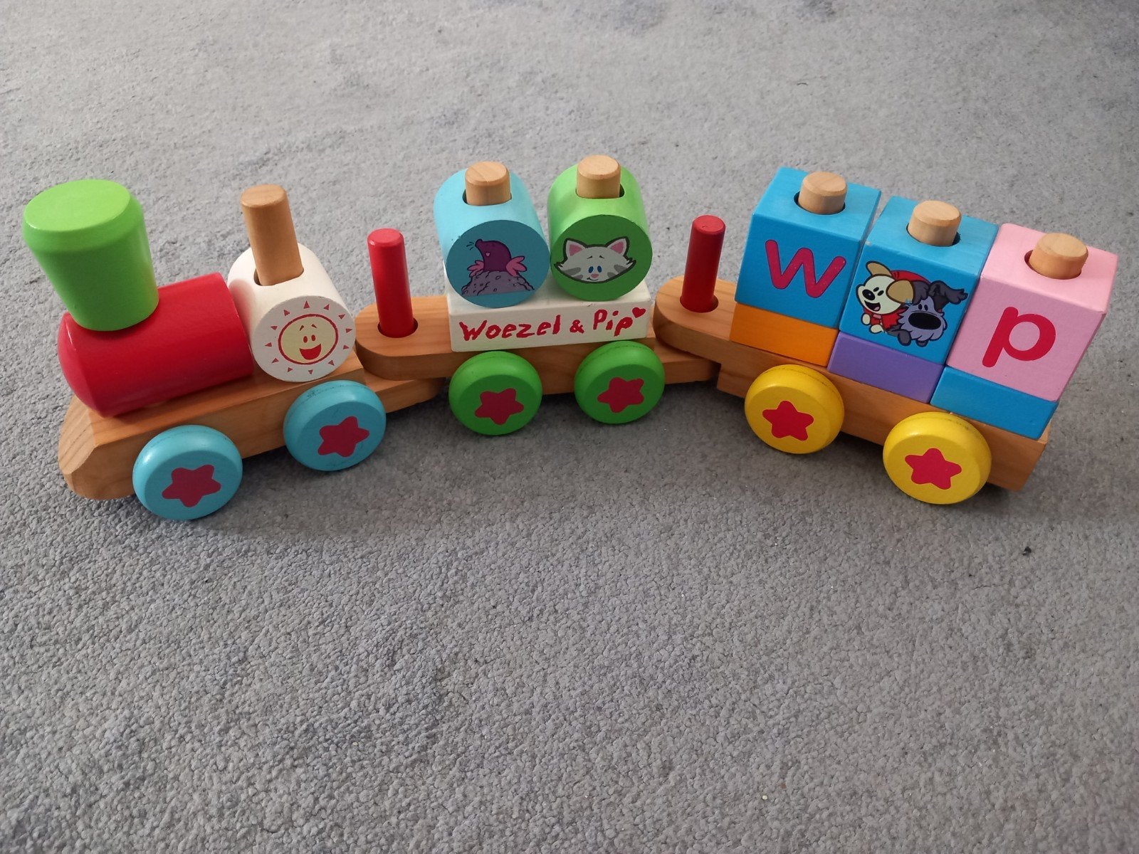 Woezel en Pip trein, Ophalen, Gebruikt