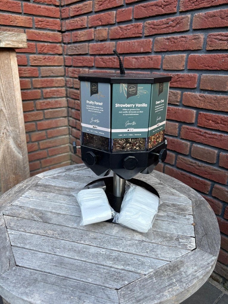 Twistea Theemolen, Ophalen, Kunststof, Zo goed als nieuw, Zwart