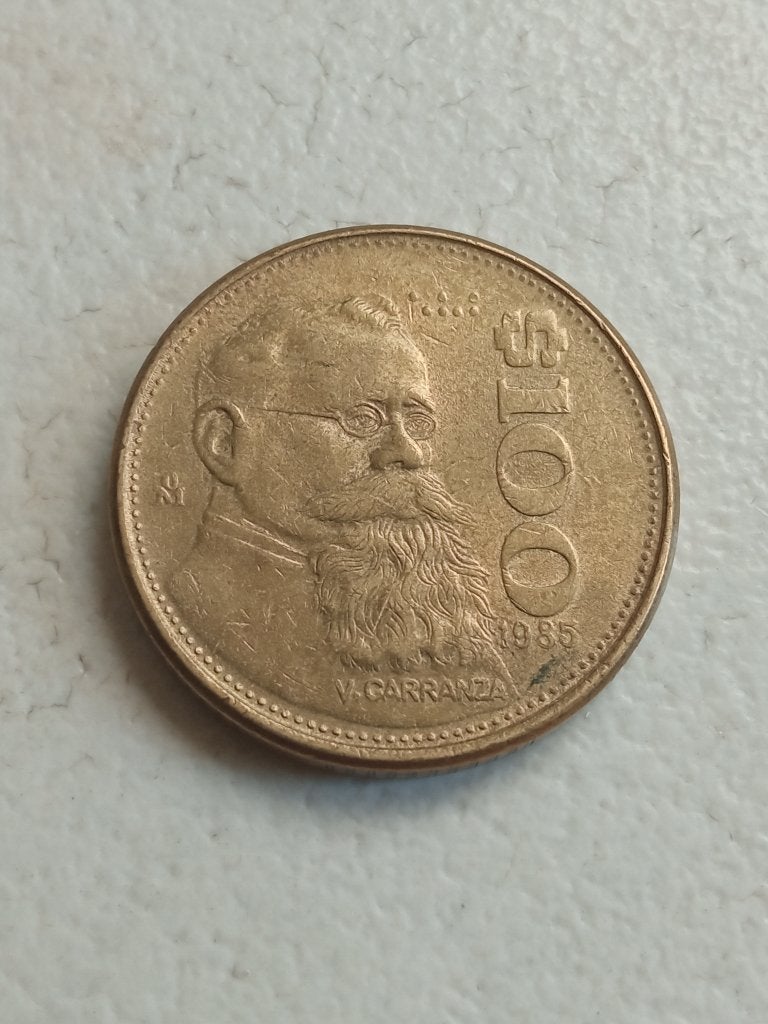 Mexico 100 pesos 1985., Postzegels en Munten, Munten | Amerika, Ophalen of Verzenden, Midden-Amerika, Losse munt