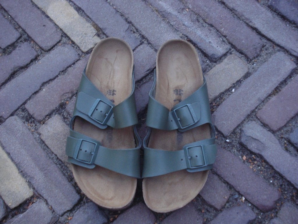 BIRKENSTOCK ARIZONA GROEN 44 NU GRATIS VERZENDING PER POST, Slippers, Verzenden, Nieuw, Groen
