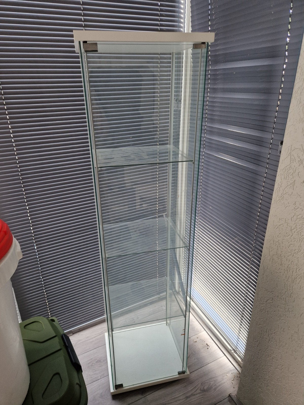 IKEA Vitrinekast - Glazen Kast met Planken, Huis en Inrichting, Kasten | Vitrinekasten, Ophalen, 200 cm of meer, 50 tot 100 cm