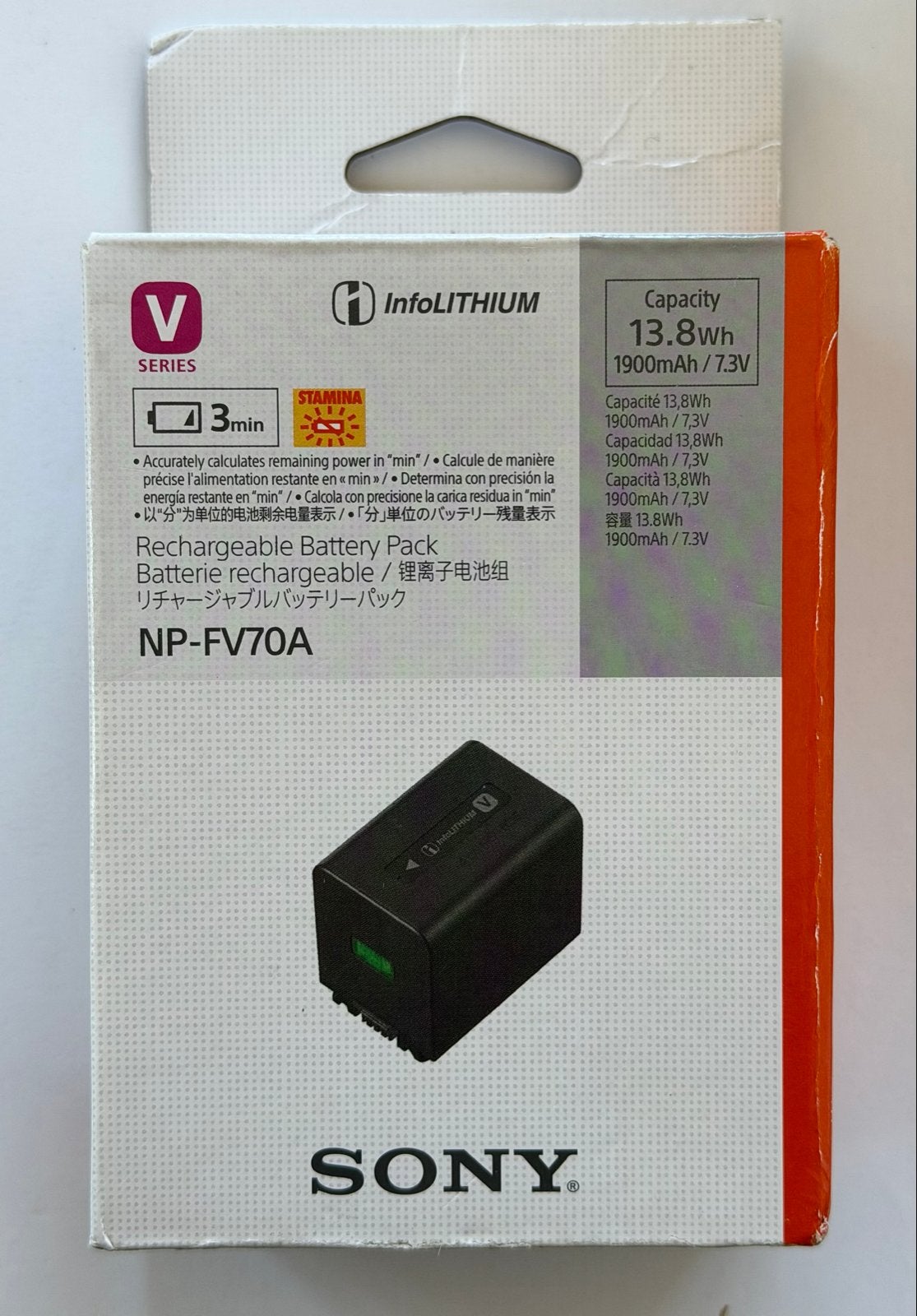Nieuwe, originele SONY NP-FV70A InfoLITHIUM accu, Ophalen of Verzenden, Sony, 20x of meer, Overige typen