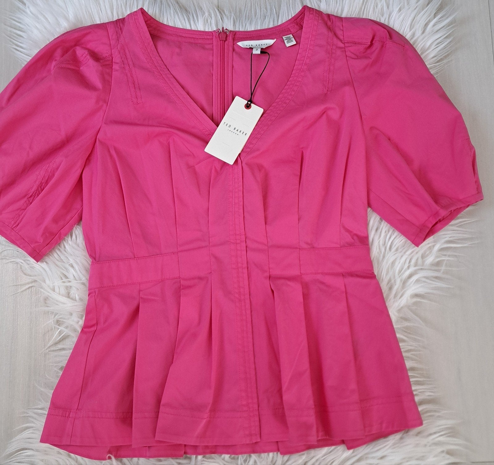 Ted Baker roze top Nieuw met kaartjes, Maat 38/40 (M), Nieuw, Ophalen of Verzenden, Korte mouw
