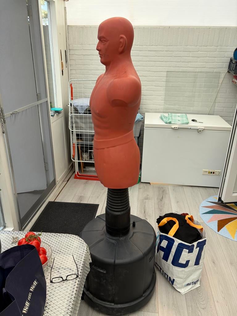 Boks Dummy / Bokspop - Ideaal voor thuistraining, Sport en Fitness, Ophalen, Zo goed als nieuw, Bokszak