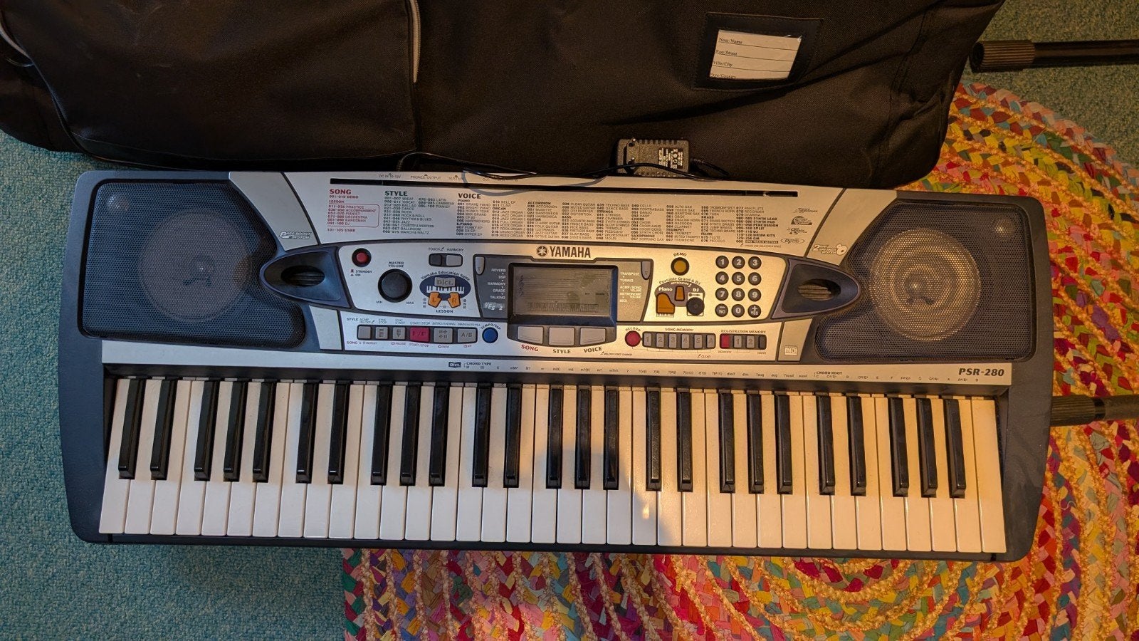 Yamaha PSR-280 Keyboard/synthesizer met standaard en hoes, Muziek en Instrumenten, Ophalen, Yamaha, Met standaard, 61 toetsen