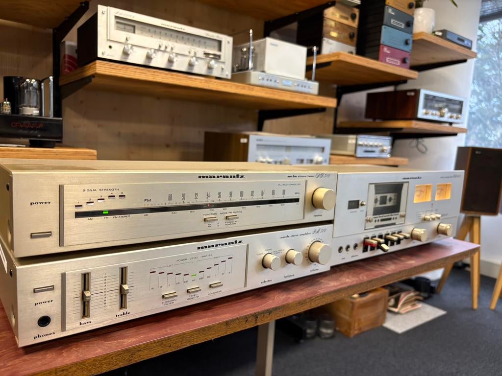 Marantz SD-1015 + PM-310 + ST-310 set, Audio, Tv en Foto, Versterkers en Receivers, Refurbished, Stereo, Minder dan 60 watt, Marantz