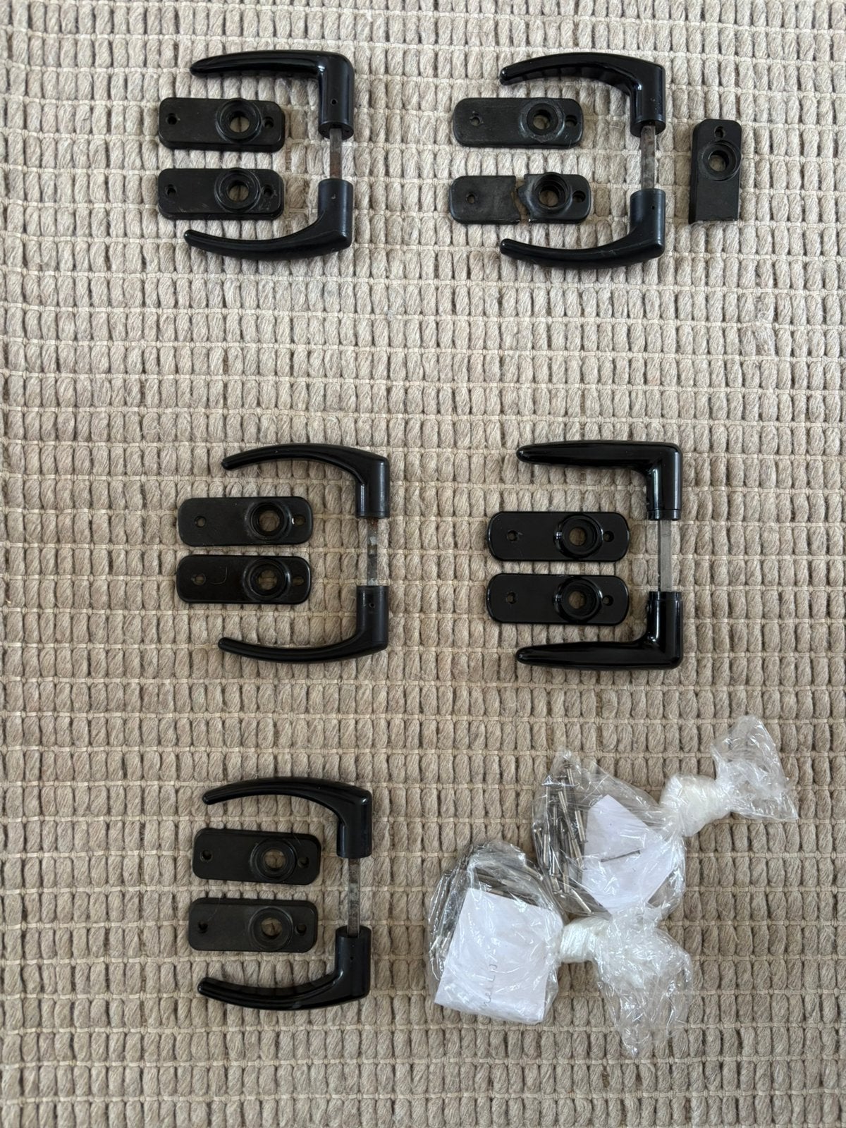 Bakelieten deurkrukken uit jr 30 woning, Ophalen of Verzenden, Gebruikt, Overige materialen, Klink of Kruk