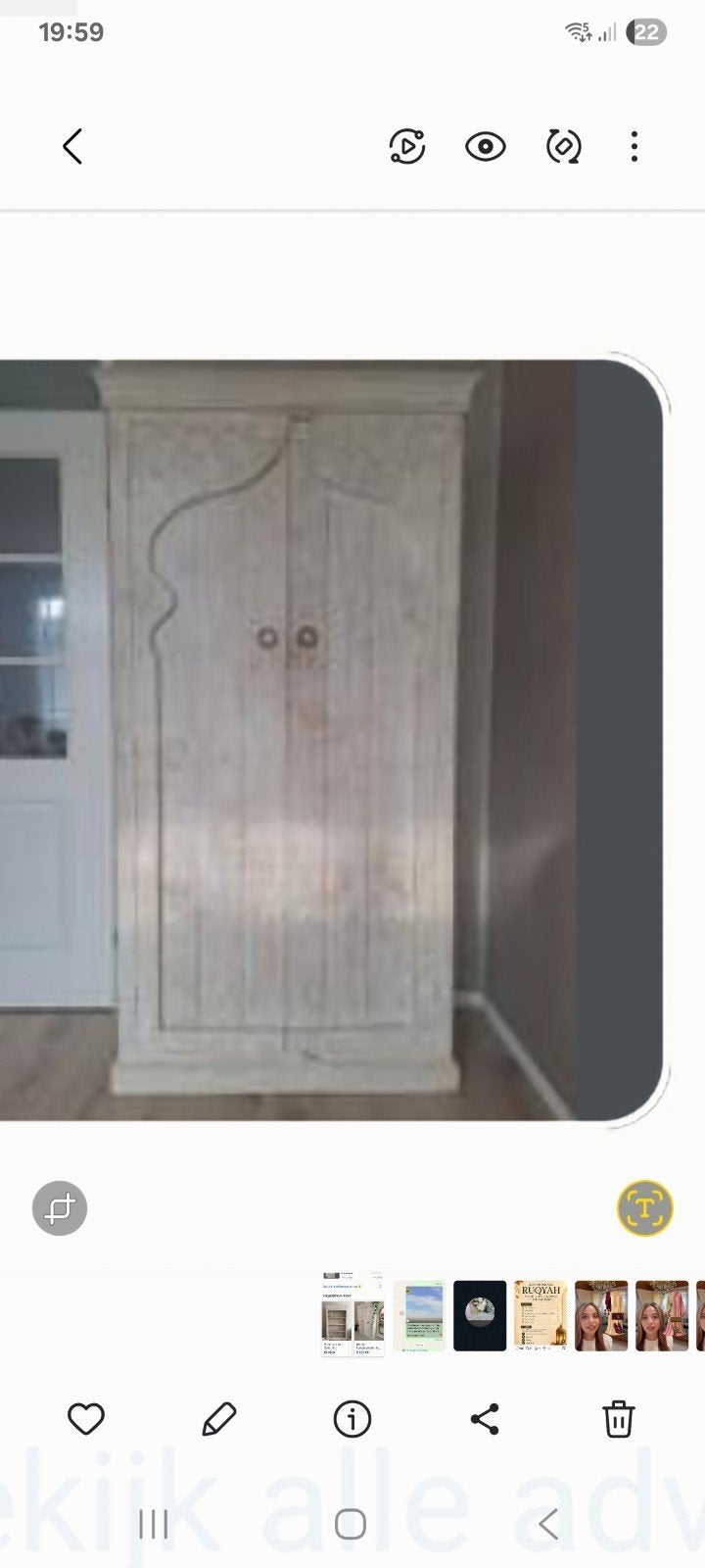 Wie o wie heeft deze kast nog staan en wil die verkopen?, Ophalen of Verzenden