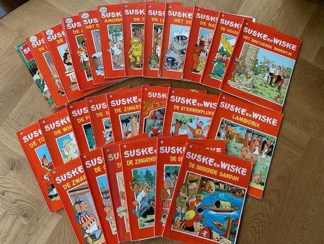 Suske en Wiske collectie met eerste drukken+ jubileumnr. 200, Boeken, Stripboeken, Gelezen, Willy Vandersteen, Ophalen of Verzenden