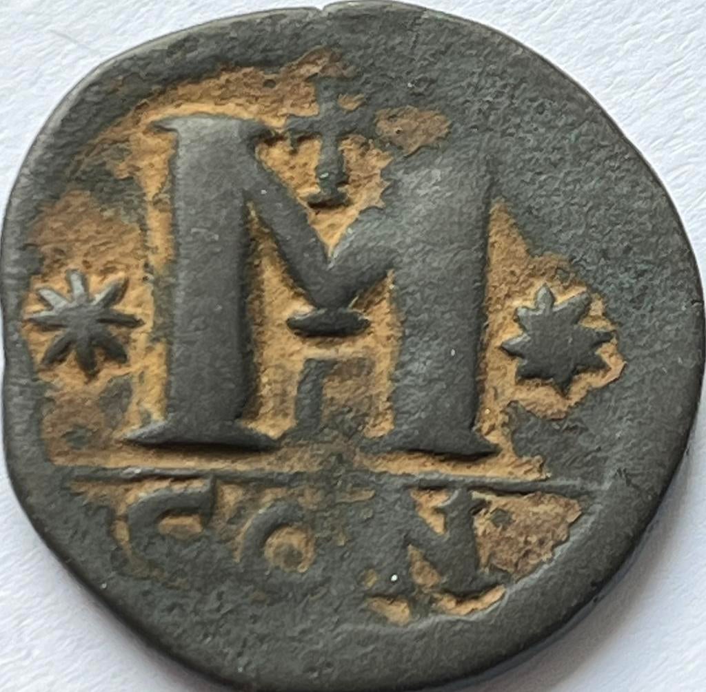 Byzantijnse Rijk follis 518-527, Ophalen of Verzenden, Midden-Oosten