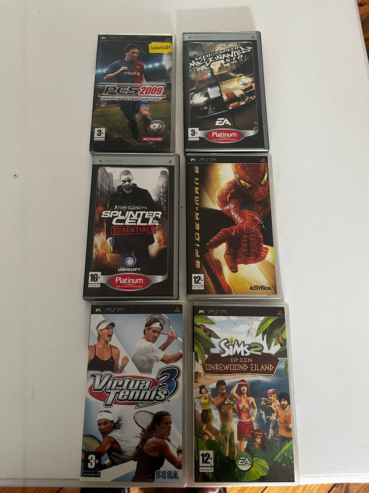 PSP Games - Diverse Collectie (6 stuks), Overige modellen, Overige kleuren, Ophalen of Verzenden, Gebruikt