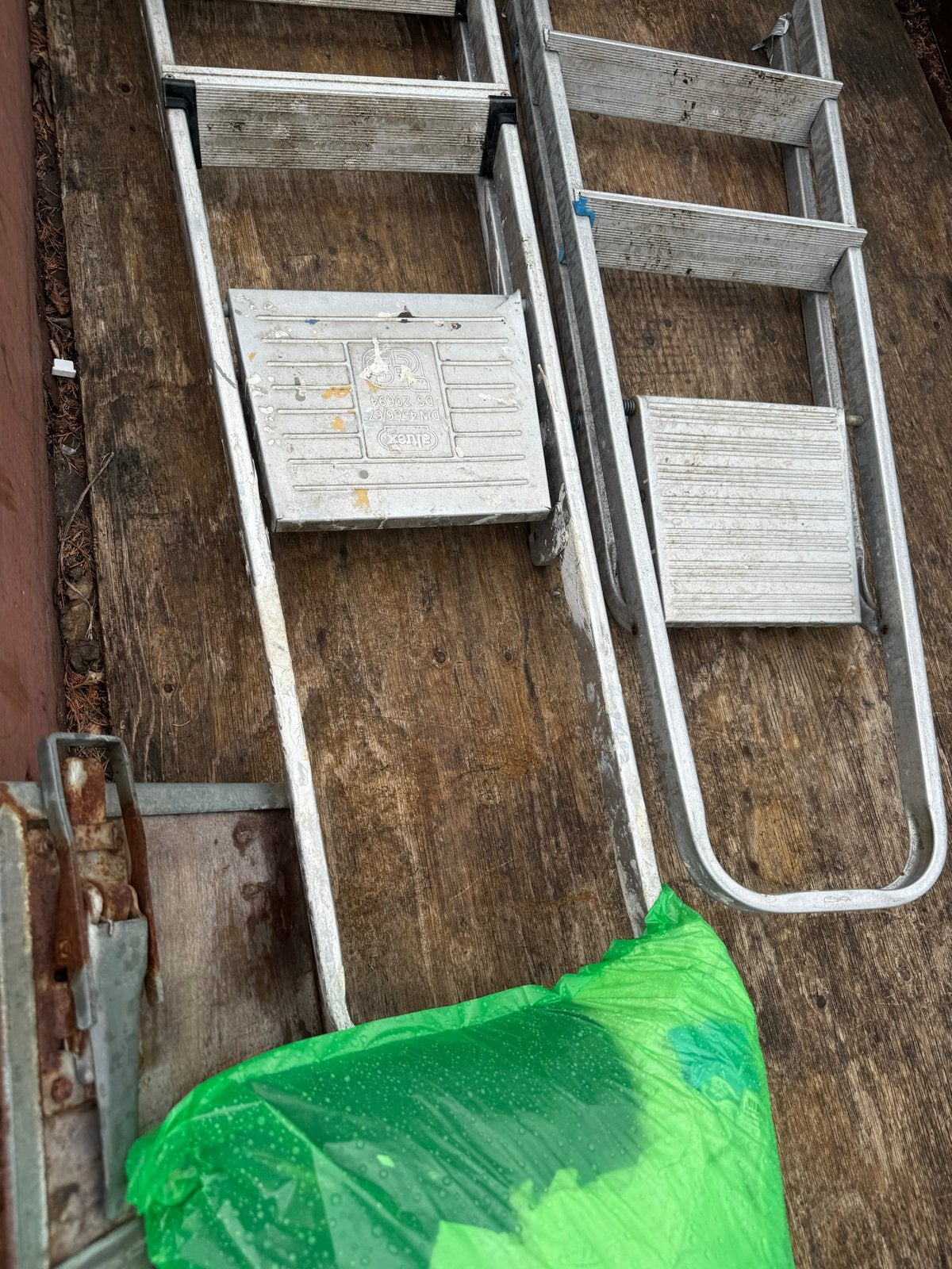 Handige aluminium keukentrap met 2-3 treden, Ophalen of Verzenden