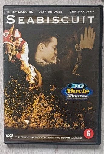 Seabiscuit DVD - Waargebeurd Drama over Legendarisch Paar, Waargebeurd drama, Nederlands, Inclusief doosje, Ophalen of Verzenden