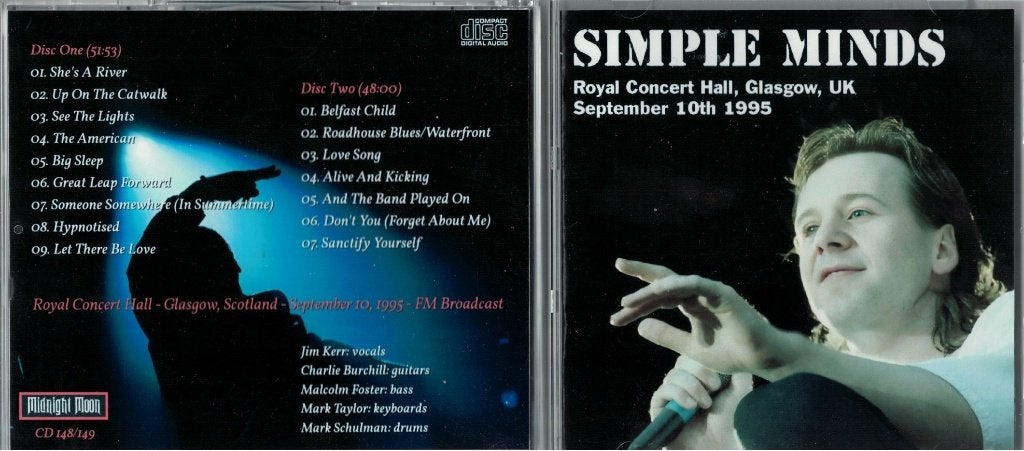 Simple Minds - Live in Glasgow 1995  2-cd import, Ophalen of Verzenden, Live-album, Inclusief doosje, Nieuw in verpakking