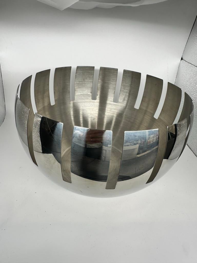Berghoff RVS Fruitschaal / Decoratieve Schaal, Overige materialen, Gebruikt, Schaal, Rond