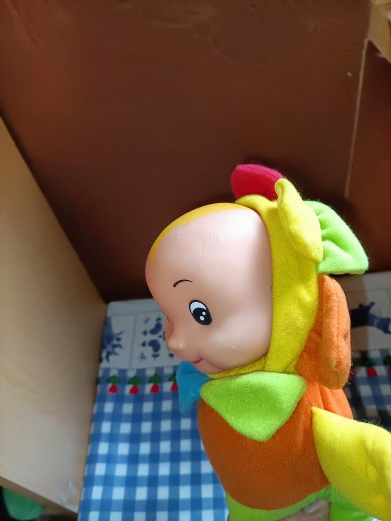 Glow worm pop knuffel met lampje 30 cm groot, Ophalen of Verzenden, Zo goed als nieuw, Overige typen