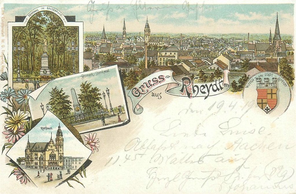 702-045-015 Rheydt Litho, Verzenden, Voor 1920, Duitsland