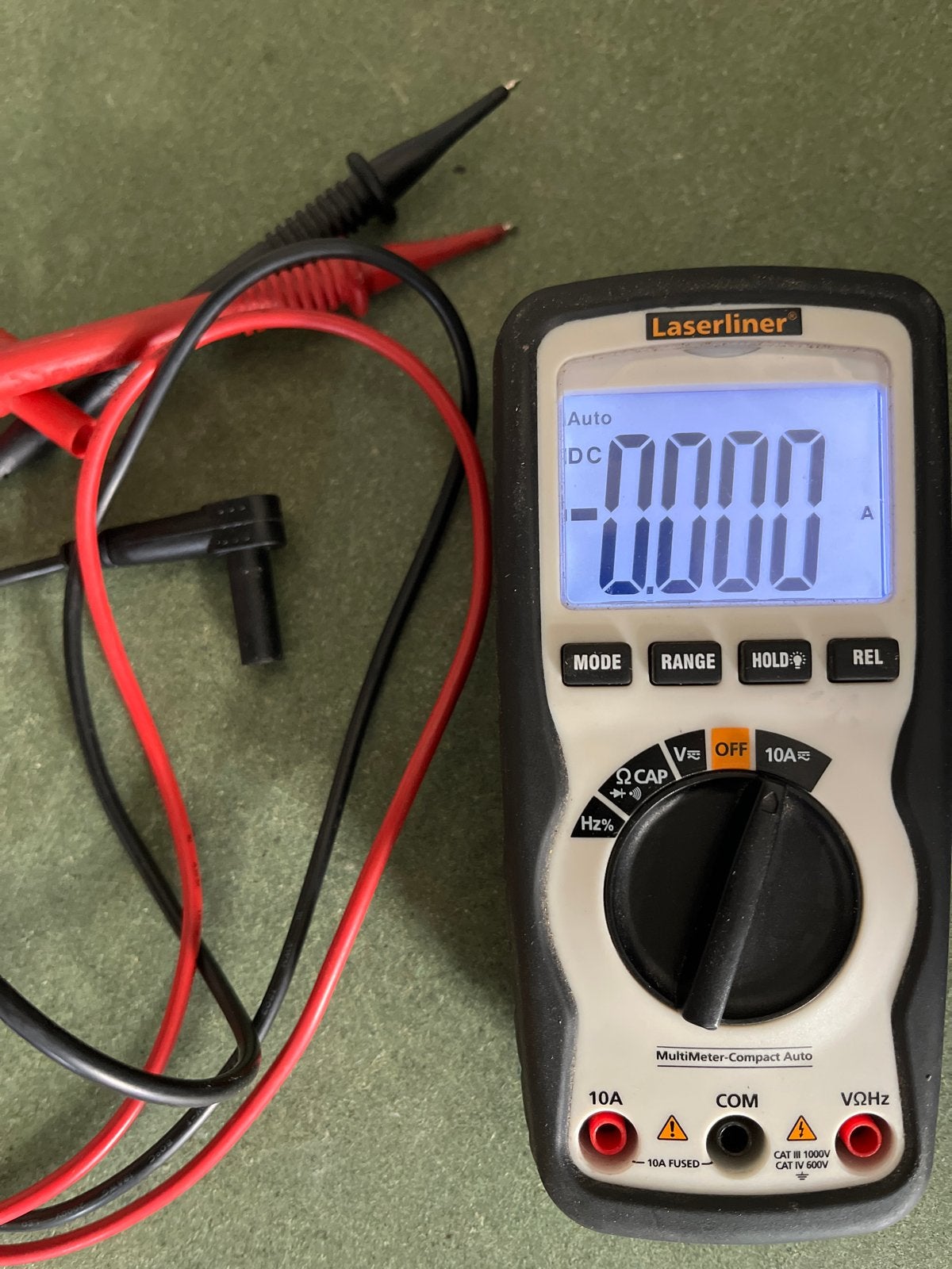 Laserliner Multimeter Compact Auto met meetsnoeren, Ophalen, Gebruikt, Multimeter