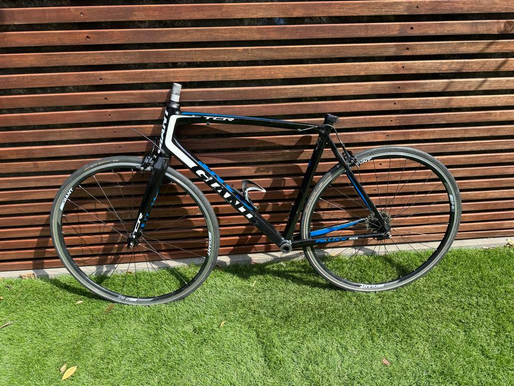 Giant TCR frame maat L met wielen - project opknapper, Fietsen en Brommers, Fietsen | Racefietsen, 28 inch, Gebruikt, Aluminium