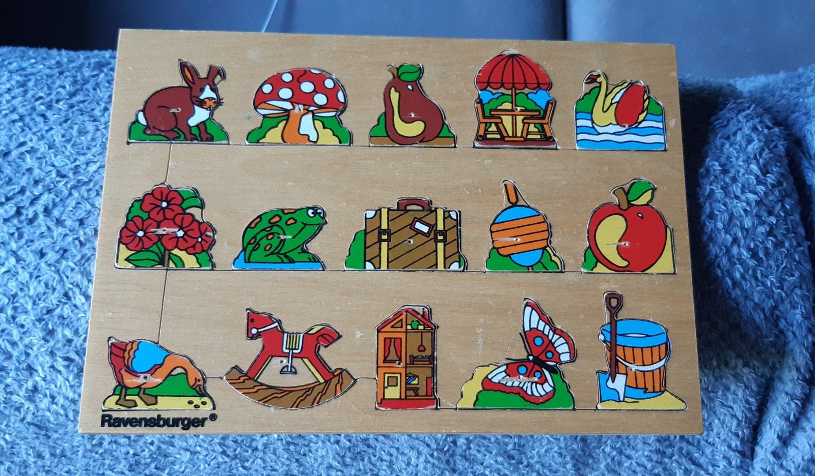 Ravensburger Houten Inlegpuzzel voor Kinderen, Ophalen of Verzenden, 10 tot 50 stukjes, Gebruikt, Van hout