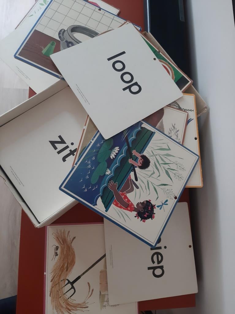 Wandplaten Veilig Leren Lezen - Oefenen met Kinderen, Boeken, Ophalen, Gelezen, 3 tot 4 jaar