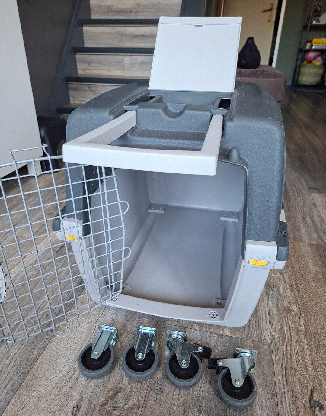 Transportwereld hond/kat, Dieren en Toebehoren, Hondenhokken, Ophalen, Minder dan 65 cm