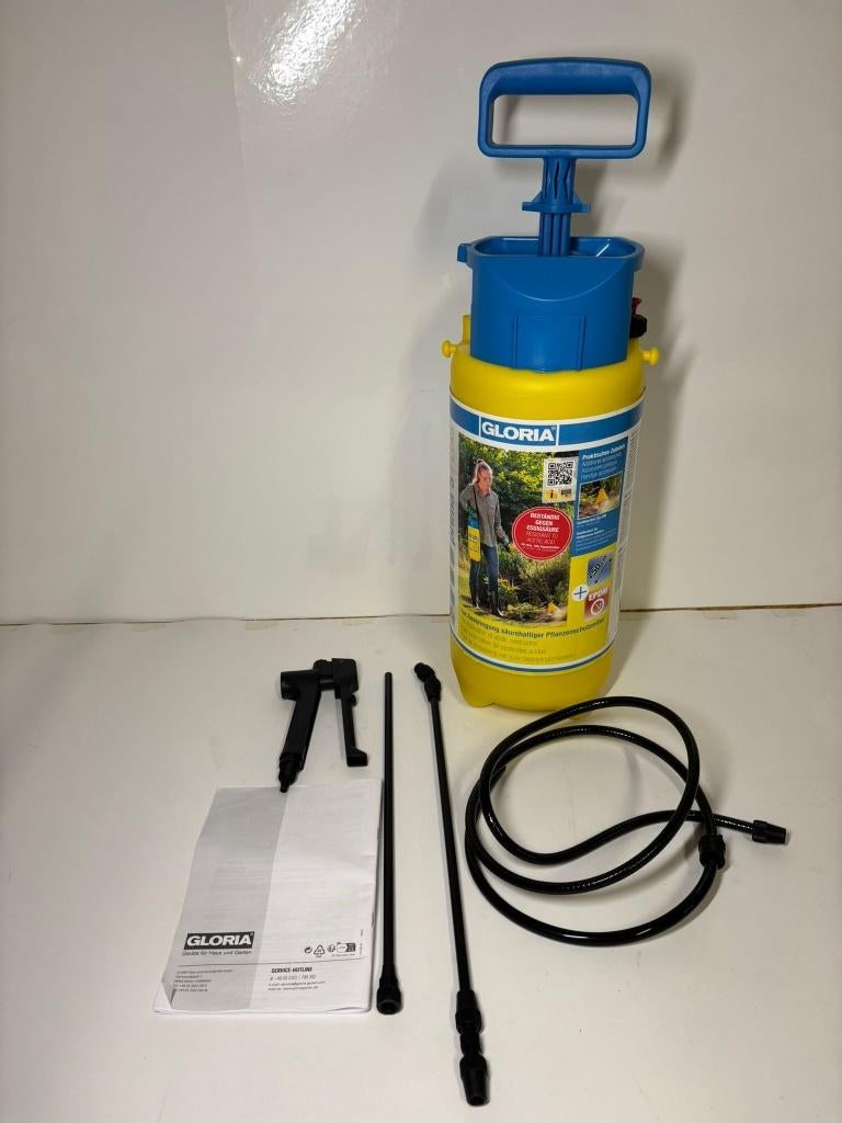 Gloria Drukspuit Prima 5 Plus 5L – €25, Info@gloria-garten.com, Därmannsbusch 7 58456 Witten Duitsland, Ophalen of Verzenden, Zo goed als nieuw