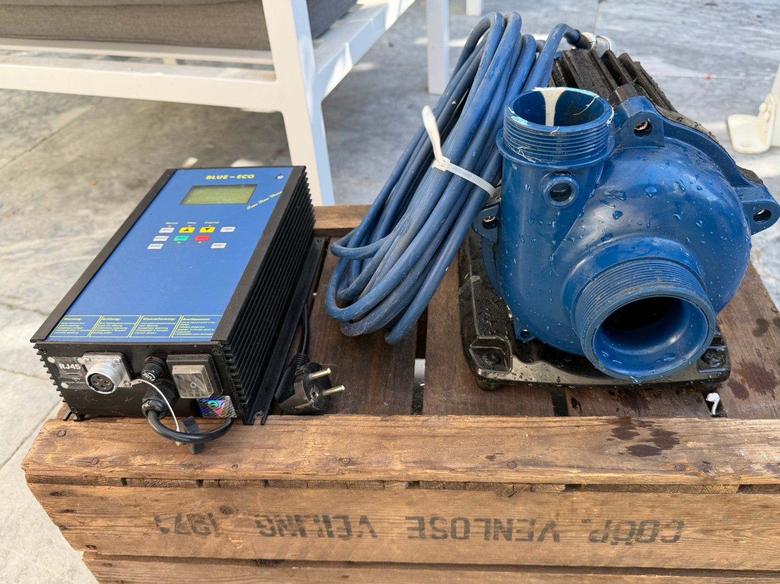 Blue eco 500, Ophalen of Verzenden, Zo goed als nieuw, Vijverpomp