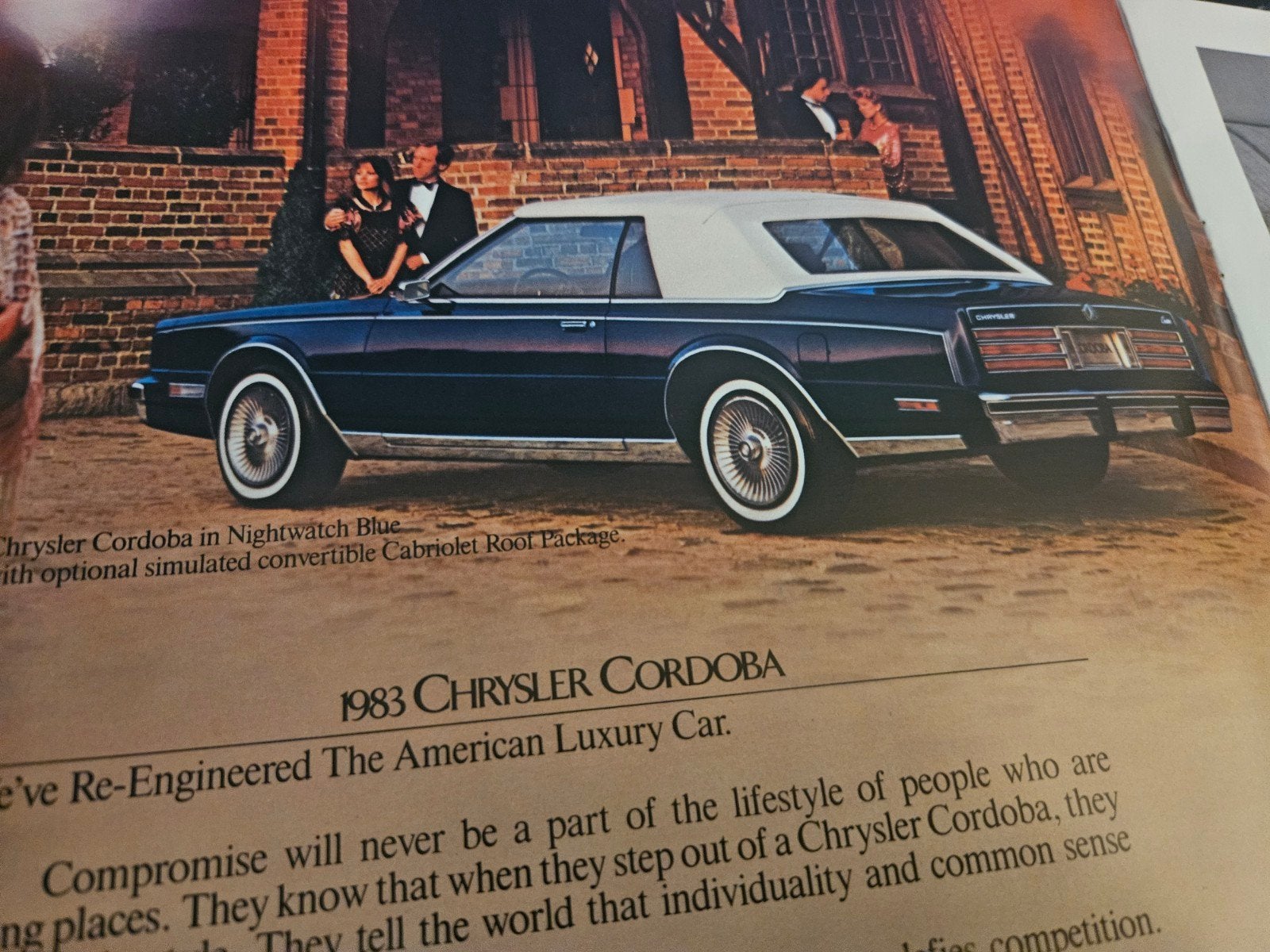Brochure Chrysler Cordoba 1983 USA, Ophalen of Verzenden, Zo goed als nieuw, Overige merken