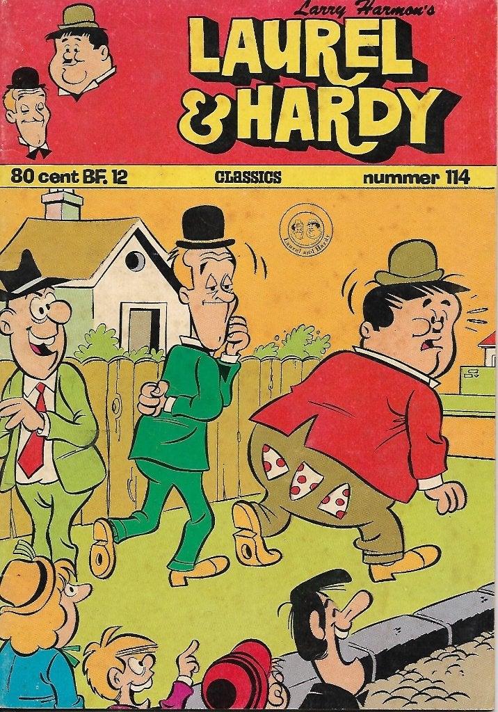 Laurel en Hardy - Nummer 114: Een natte dag, Eén comic, Ophalen of Verzenden, Gelezen, Amerika