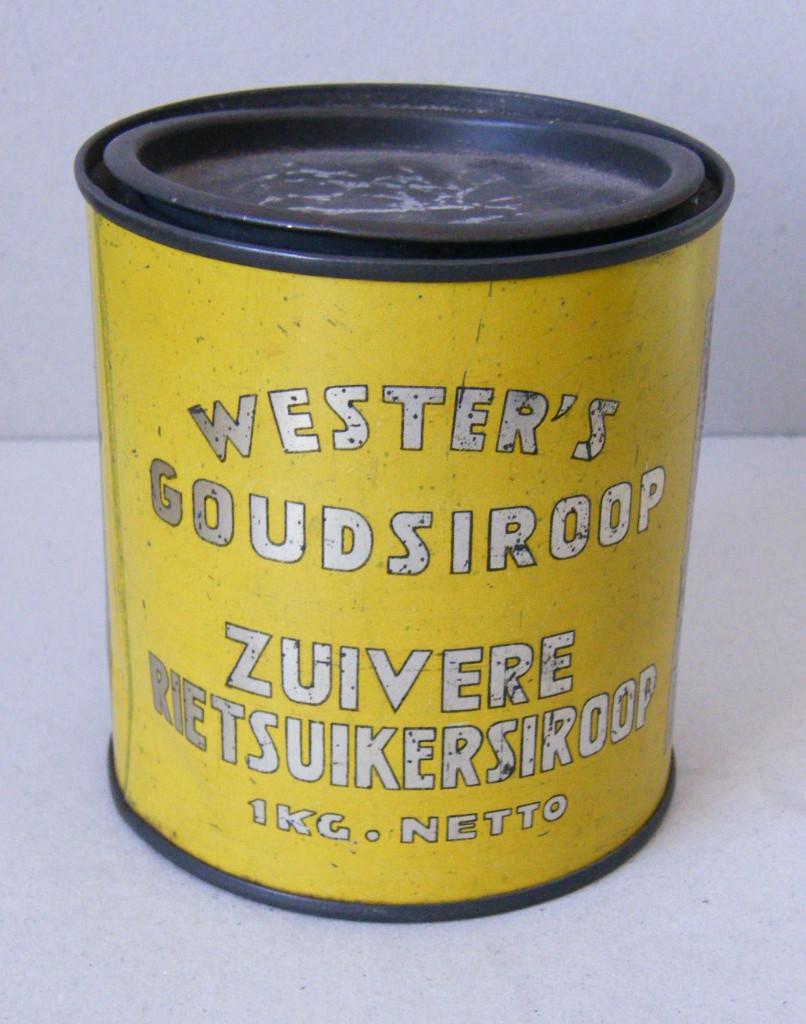 Blik WSR Wester's Centrale Suikermaatschappij Amsterdam, Verzamelen, Blikken, Ophalen of Verzenden, Gebruikt, Overige