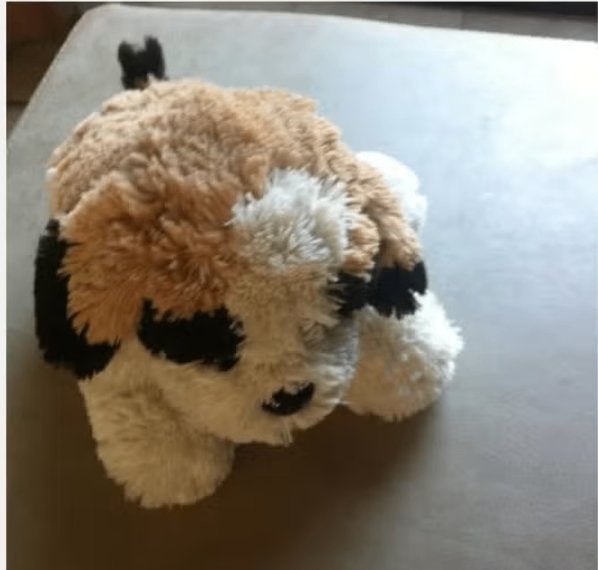 Knuffel hondje beige L 25 cm, Overige karakters, Zo goed als nieuw, Middelgroot (20 tot 80 cm), Beige
