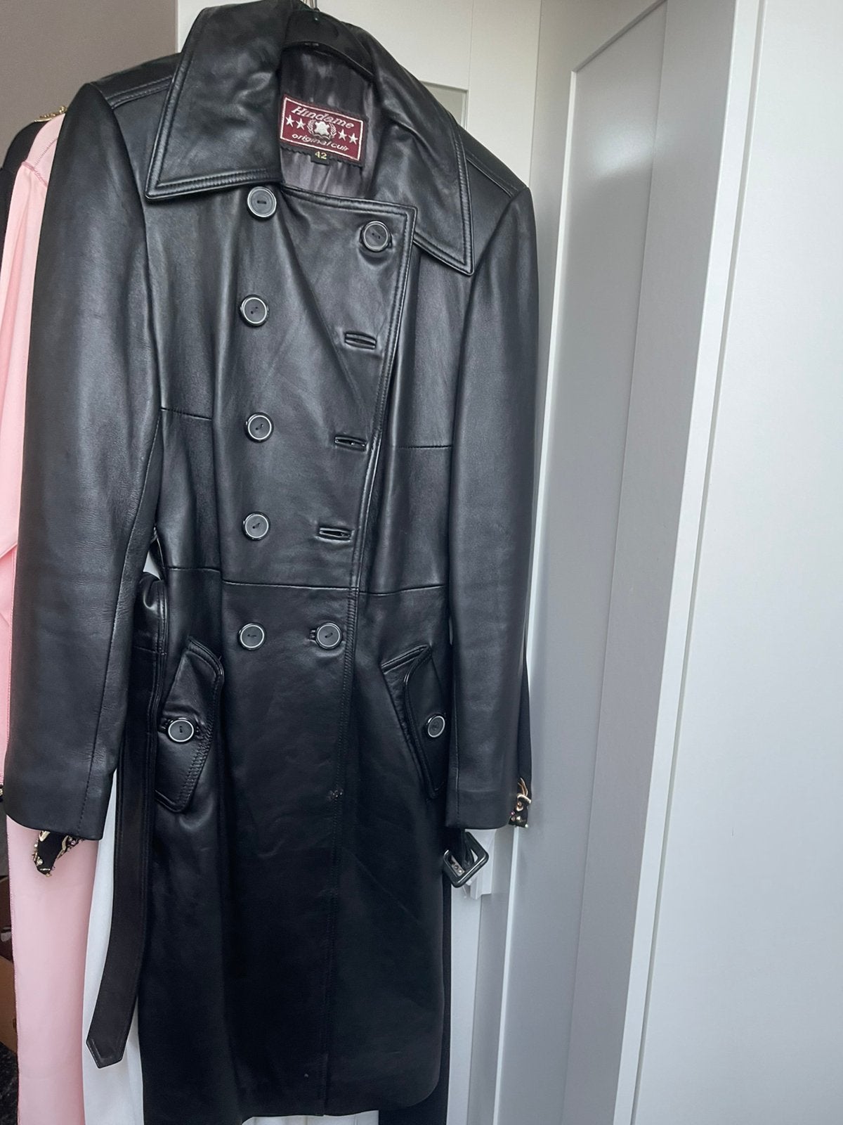 Leren jas, Kleding | Dames, Jassen | Zomer, Ophalen of Verzenden, Zo goed als nieuw, Maat 38/40 (M), Zwart
