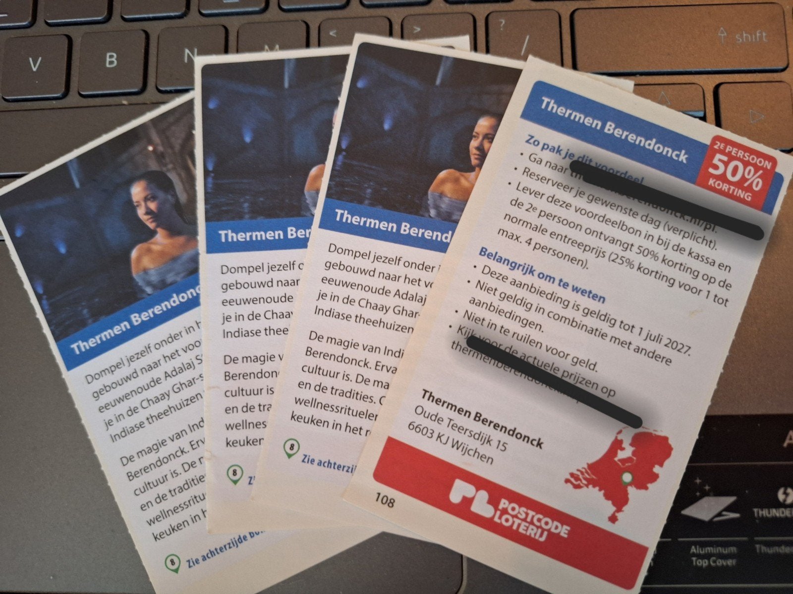 Thermen Berendonck 25-50% korting, Tickets en Kaartjes, Twee personen, Kortingsbon, Spa of Sauna
