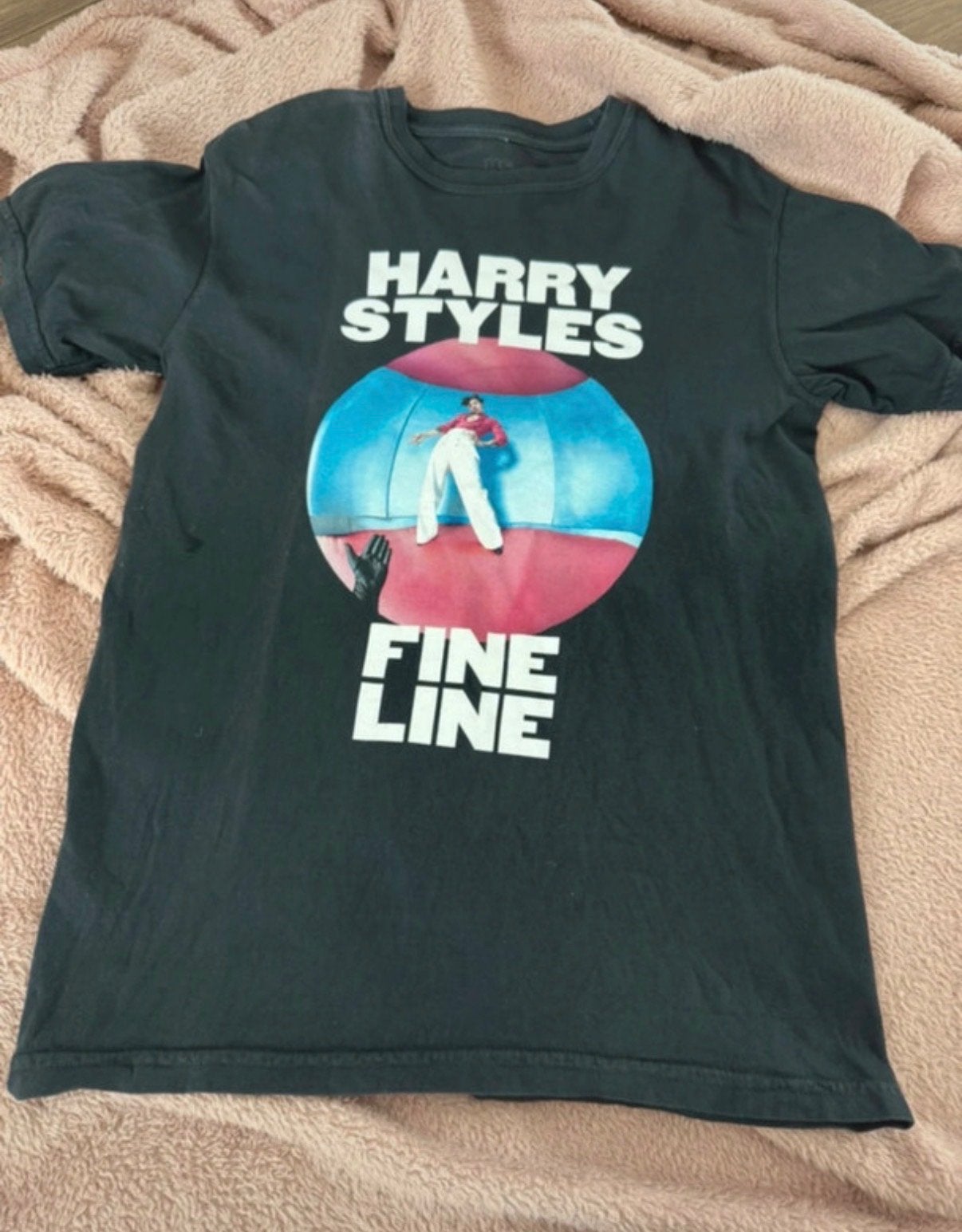 Harry Styles Fine Line TPWK T-shirt - Officieel Maat S, Kleding | Dames, Zwart, Ophalen of Verzenden, Korte mouw, Maat 36 (S)