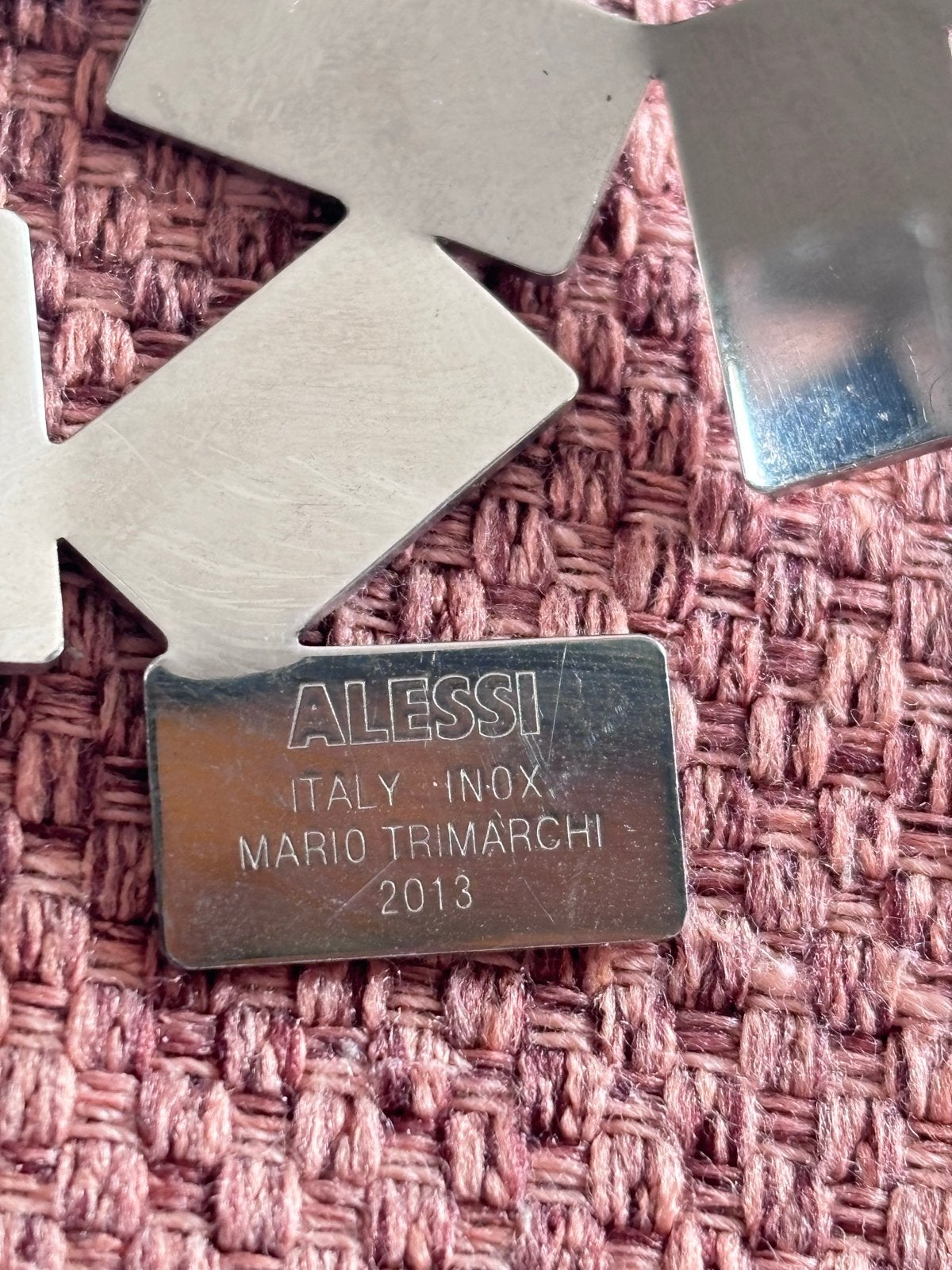 Alessi Maestrale Armband RVS - Mario Trimarchi Design, Ophalen of Verzenden, Zo goed als nieuw, Zilver, Staal