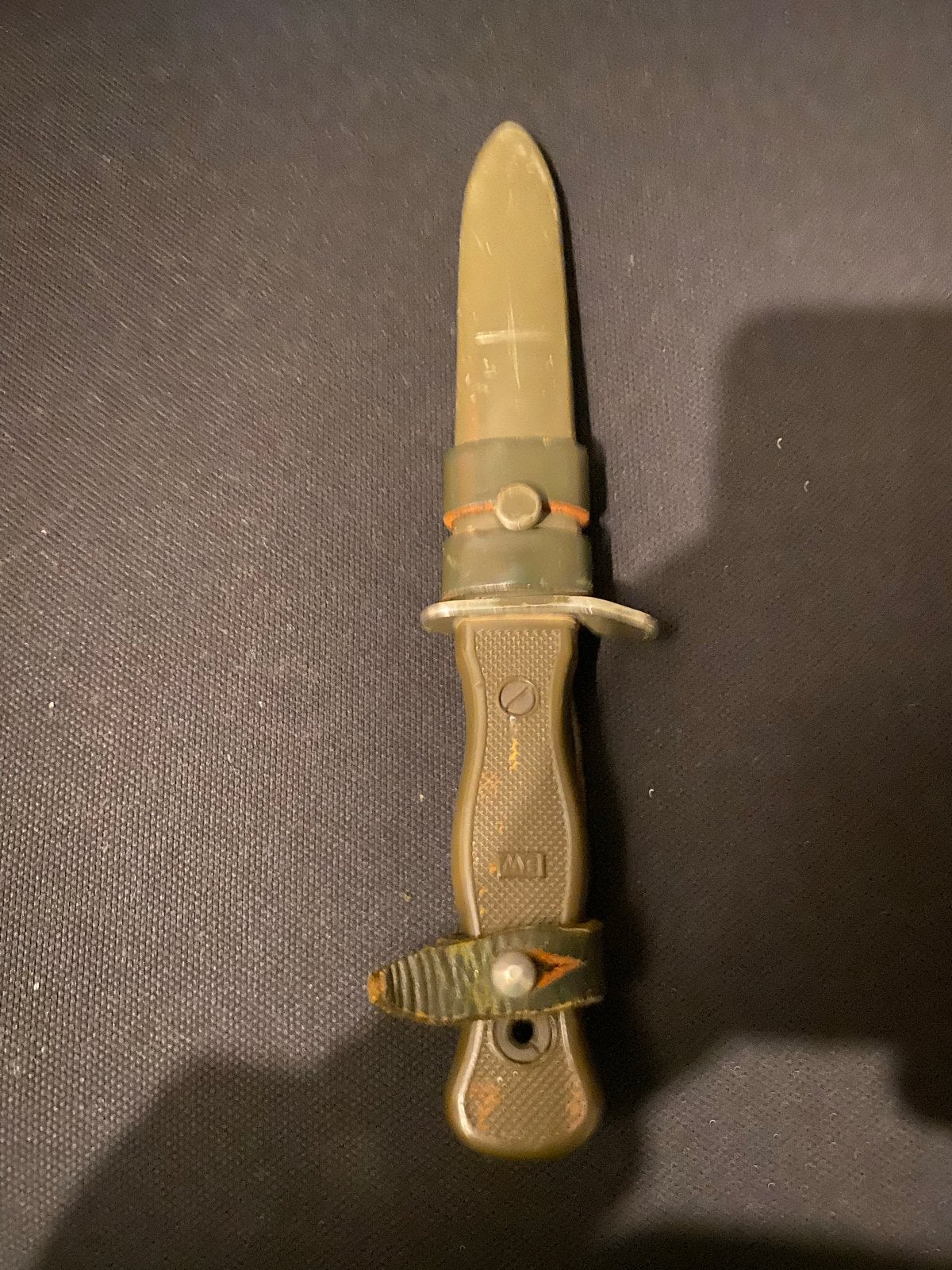 Duitsland BW Militair Mes met Schede - Vintage, Verzenden, Landmacht, Duitsland, Mes of Dolk