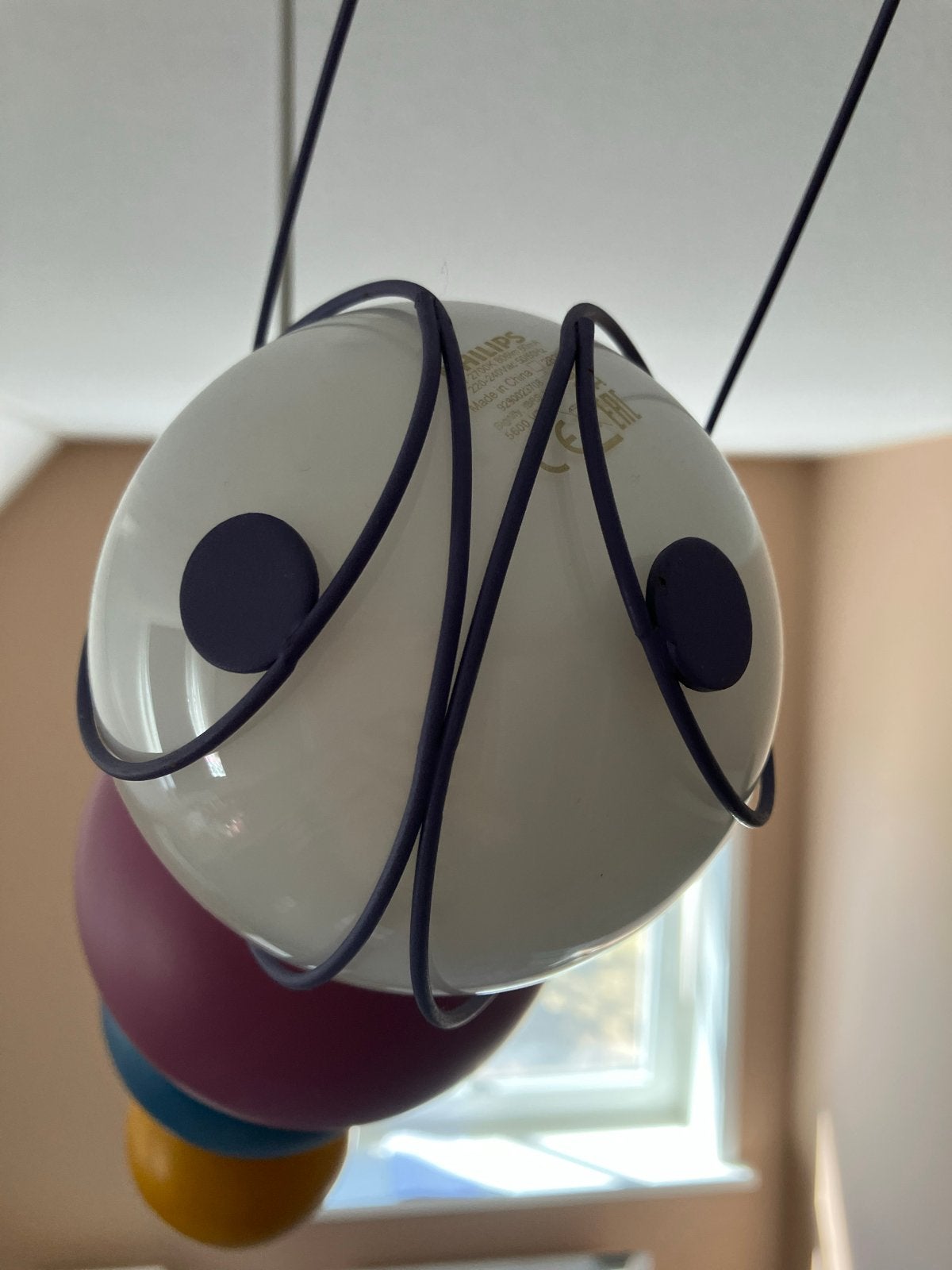 Philips Rups Hanglamp Kinderkamer MYKIDSROOM RUBY, Huis en Inrichting, Gebruikt, Kunststof, Philips, Meerkleurig