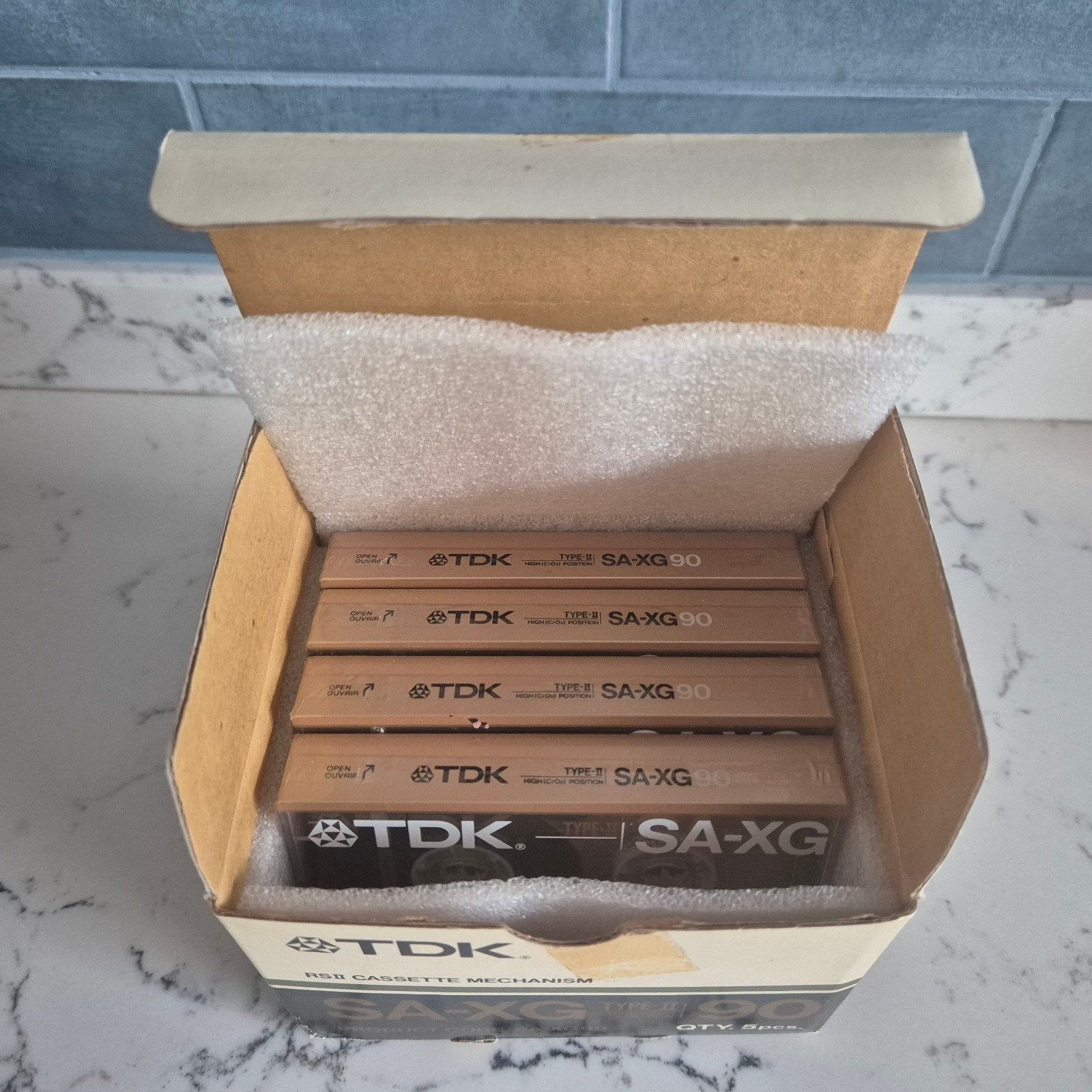 TDK SA-XG90 Super Avilyn 4 pack zeer zeldzaam, Ophalen of Verzenden, Zo goed als nieuw, Overige genres, 2 t/m 25 bandjes