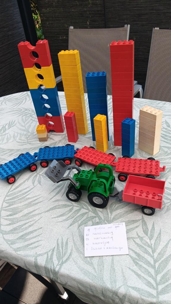 Lego duplo, Ophalen, Zo goed als nieuw