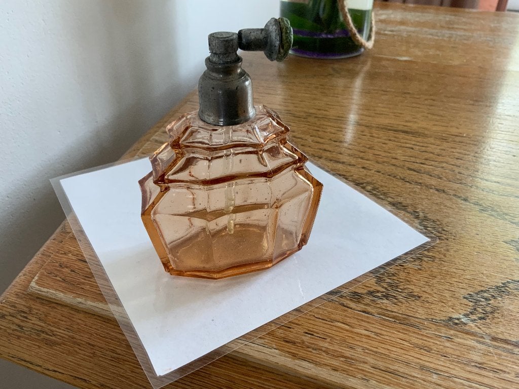 Antiek parfum flesje/verstuiver, Ophalen of Verzenden