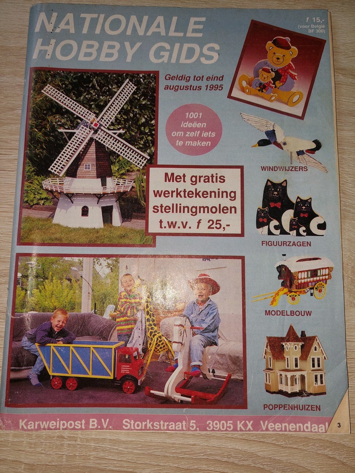 Werktekening Hollandse Stellingmolen 4080, Ophalen of Verzenden, Gebruikt