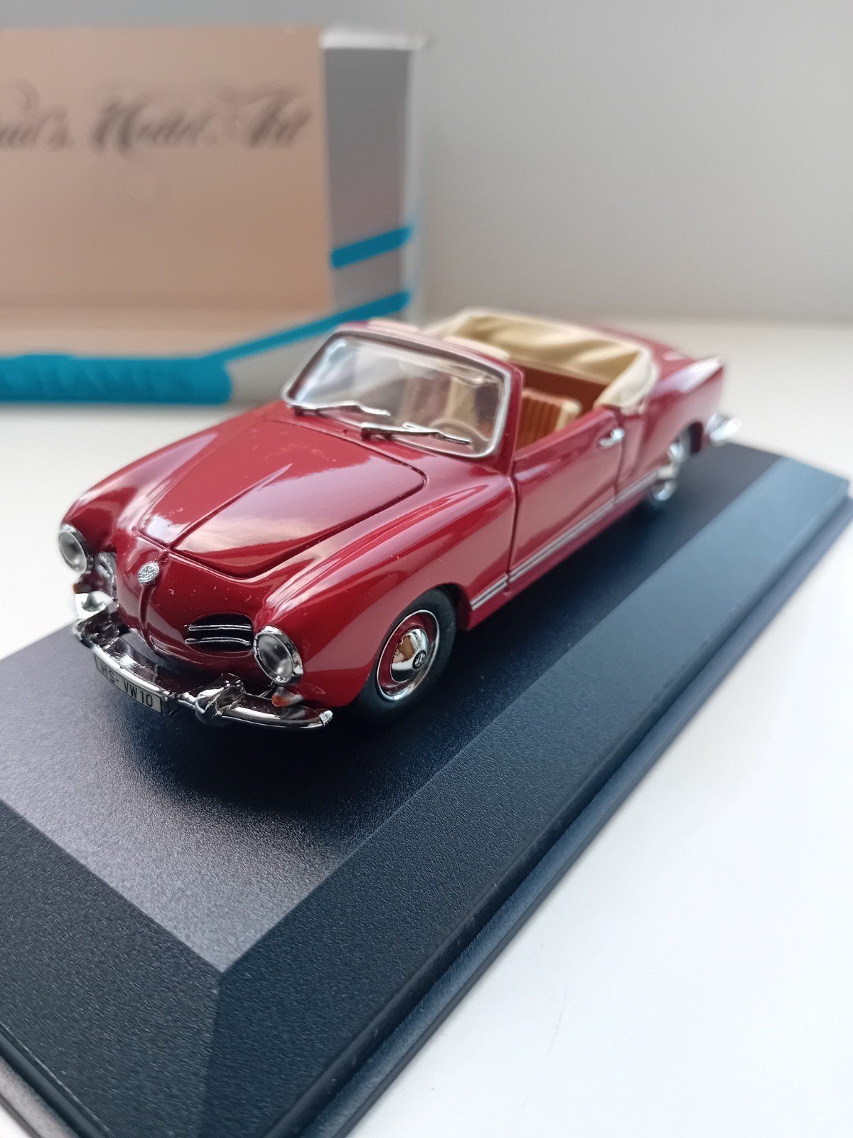 Minichamps VW Karmann Ghia Cabriolet., Ophalen of Verzenden, Zo goed als nieuw, Auto, MiniChamps
