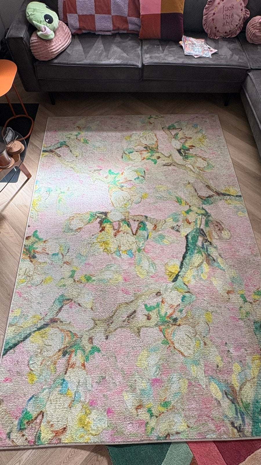 Multicolor Vloerkleed 160x240cm - Bloesem Design, Ophalen, Vincent van Gogh, Gebruikt, 150 tot 200 cm
