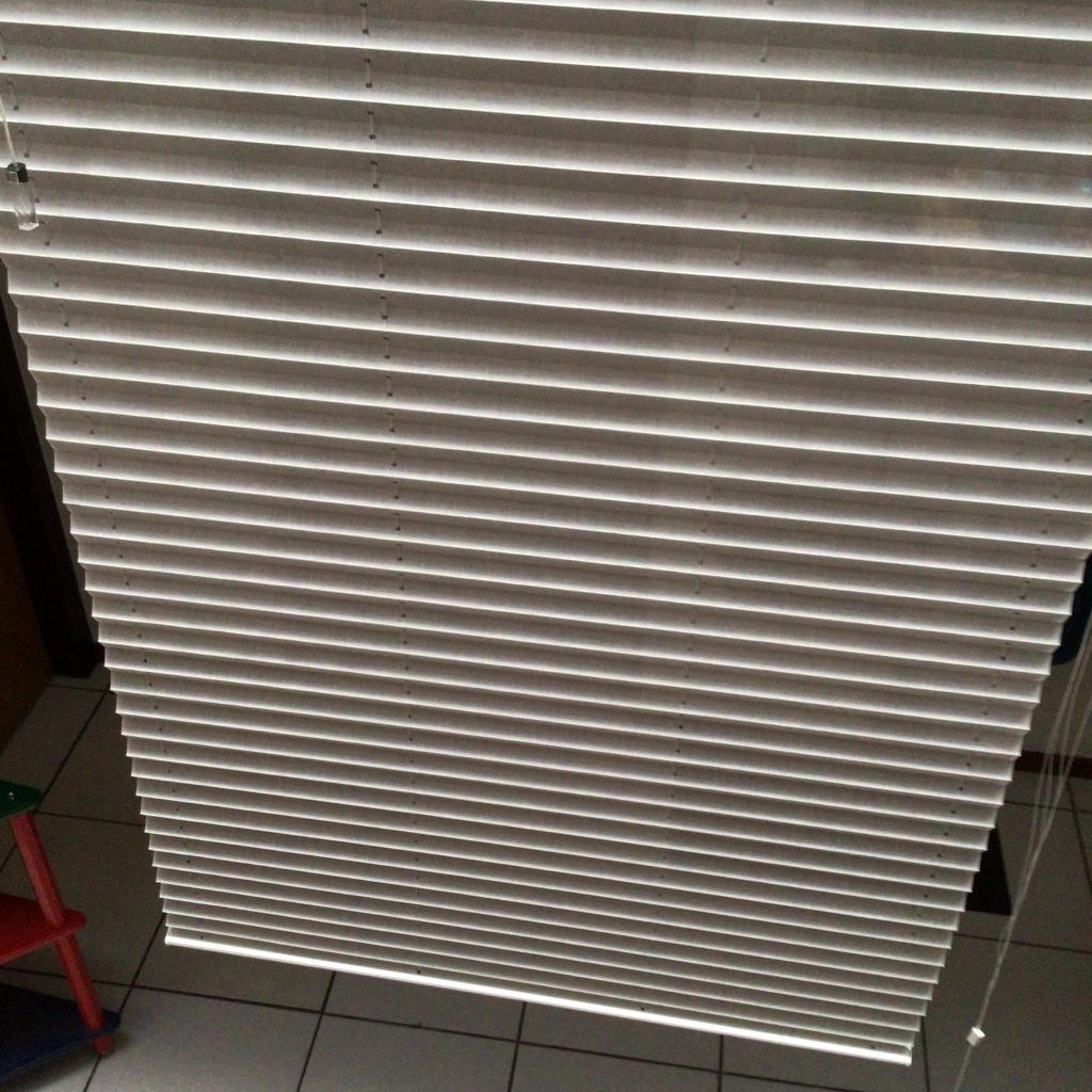 Luxaflex, plisse, top down- bottom up,  raambekleding, Ophalen, Gebruikt, 200 cm of meer, Wit