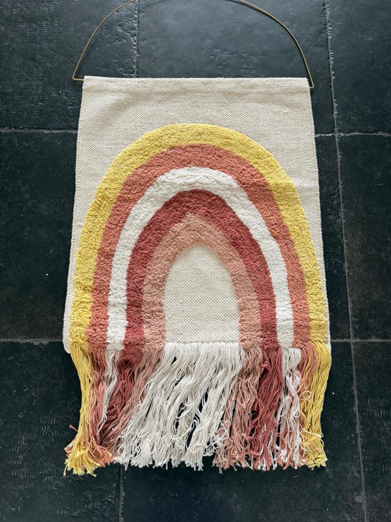 Wandkleed/ wandtapijt regenboog, Ophalen of Verzenden, Zo goed als nieuw, Wandkleed