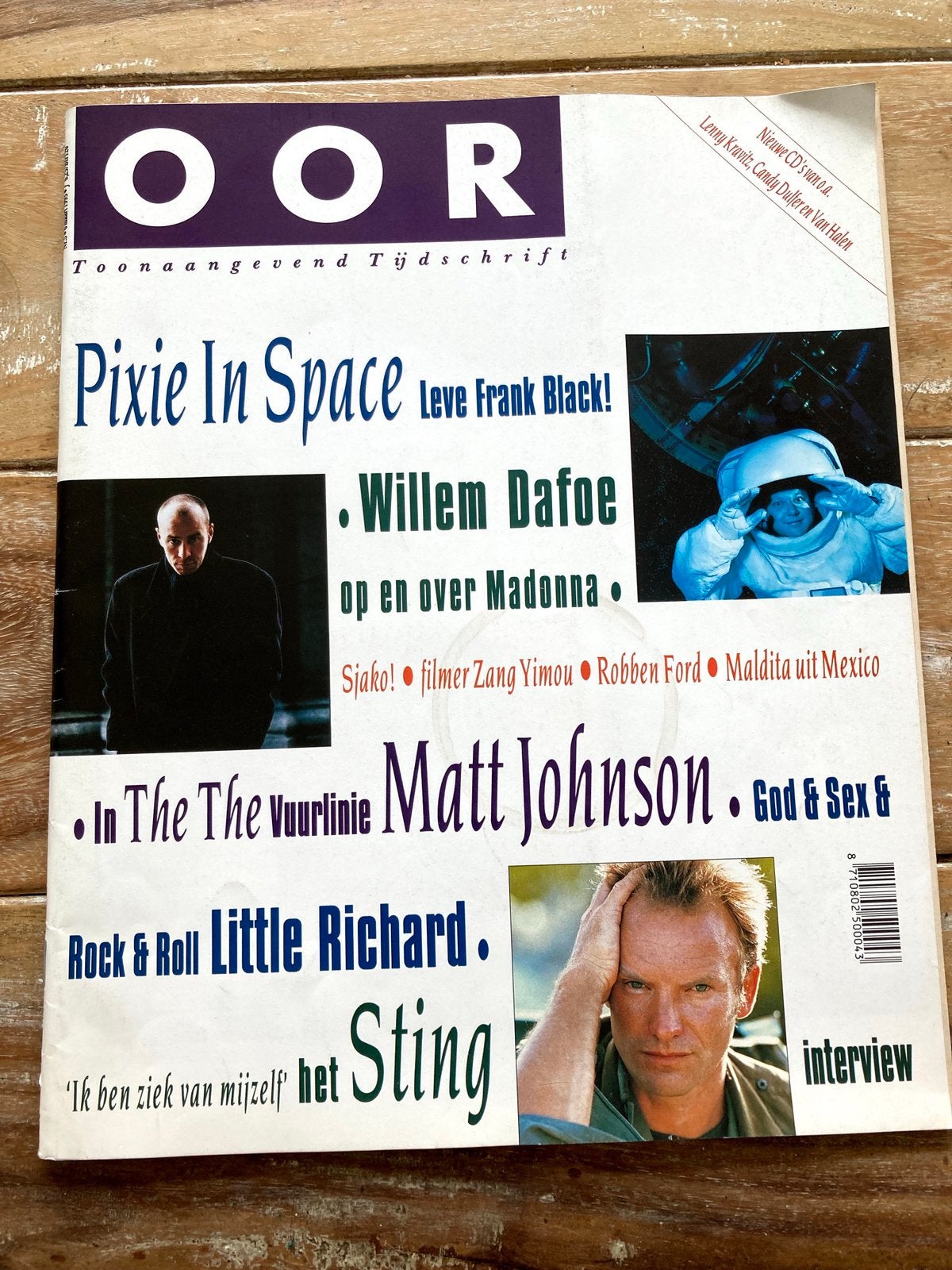 OOR Magazine 1993 STING Sjako TOAD THE WET SPROCKED The The, Ophalen of Verzenden, Zo goed als nieuw, Muziek, Film of Tv