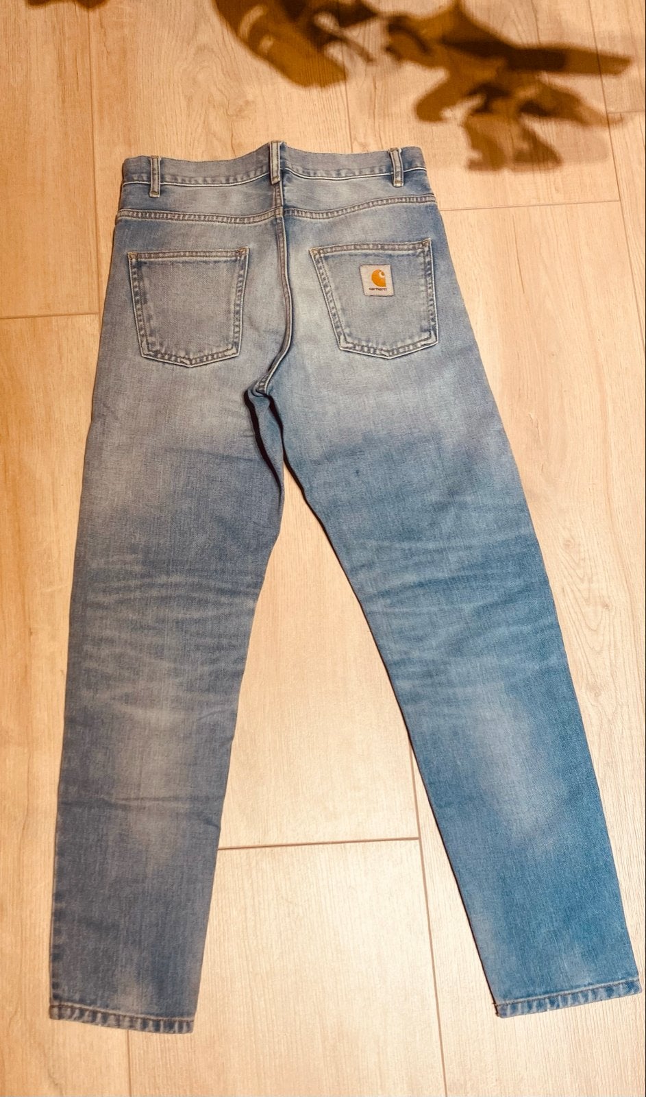 Carhartt WIP spijkerbroek, Verzenden, Nieuw, Maat 46 (S) of kleiner, Blauw