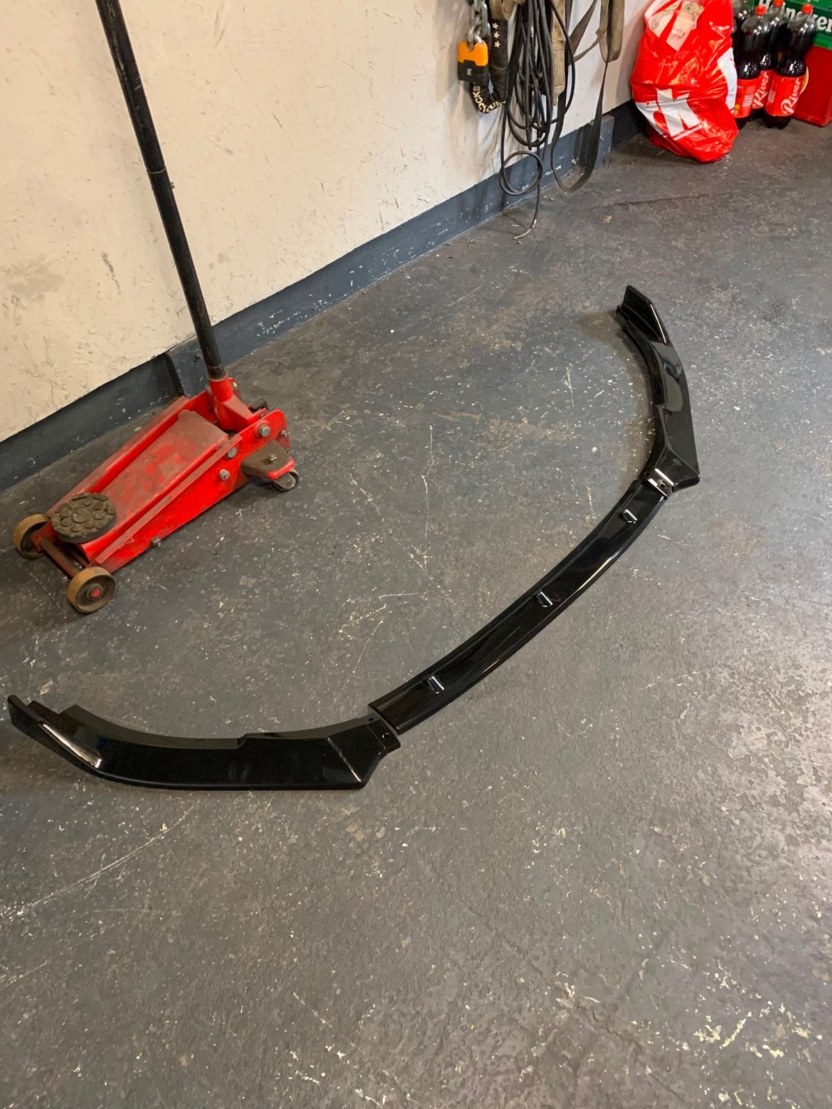 Vw golf 6 Bumperlip Spoiler Zwart Glans, Auto-onderdelen, Carrosserie en Plaatwerk, Voor, Nieuw, Ophalen of Verzenden, Bumper